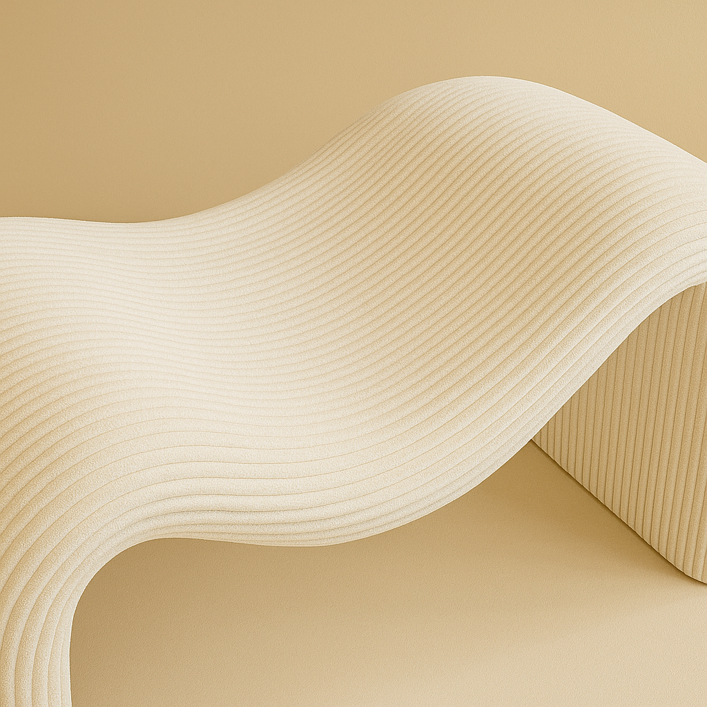 Willow Corduroy Fabric Bench