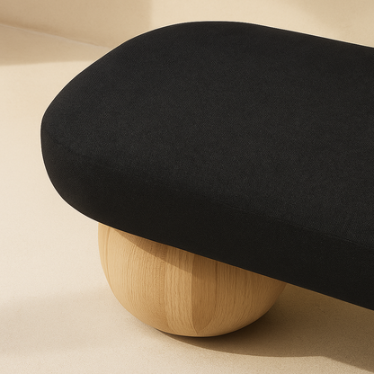 Bowie Boucle Fabric Bench