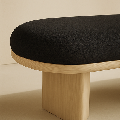 Wilshire Boucle Fabric Bench