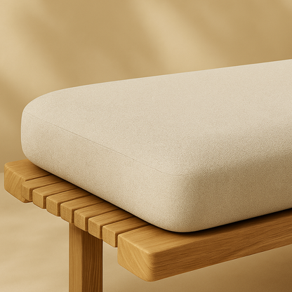 Naya Chenille Fabric Bench