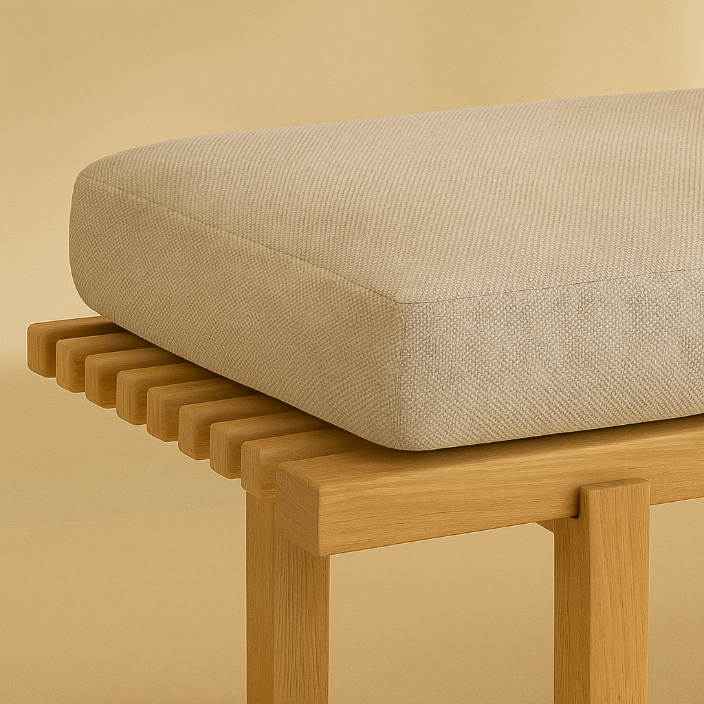Naya Chenille Fabric Bench