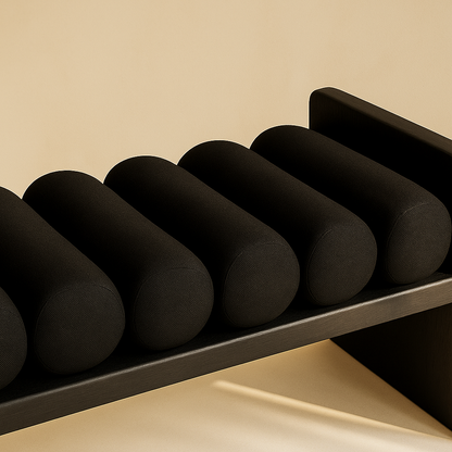 Waverly Boucle Fabric Bench