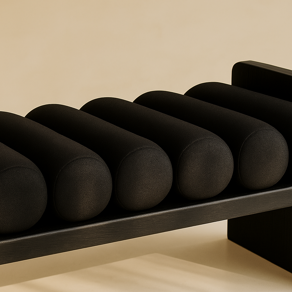 Waverly Boucle Fabric Bench