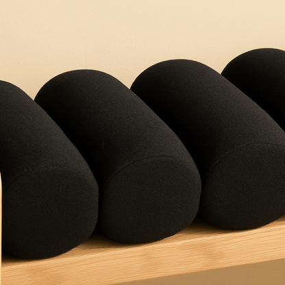 Small Waverly Boucle Fabric Bench