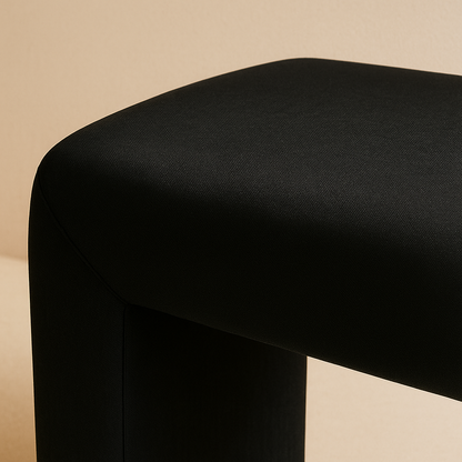 Minimalist Velvet Bench