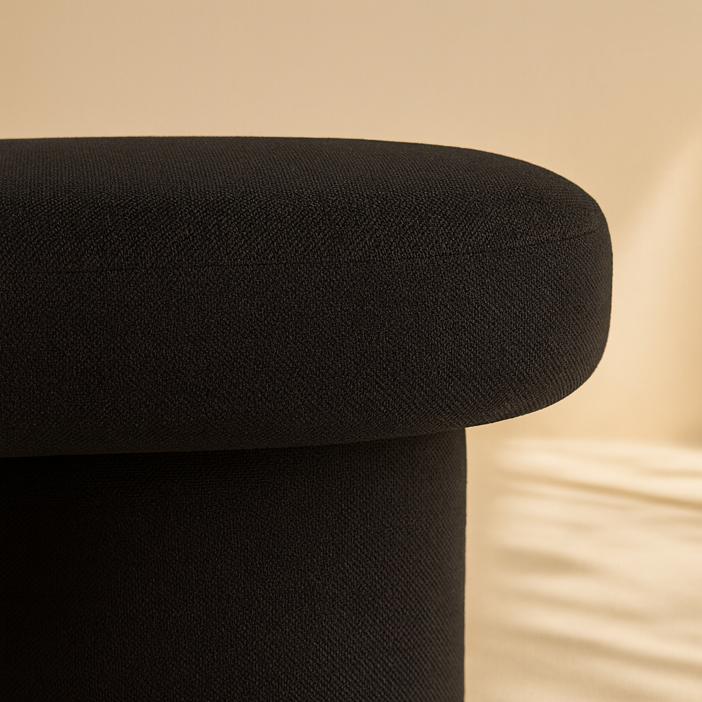 Luka Boucle Fabric Bench