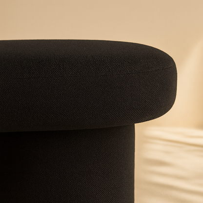 Luka Boucle Fabric Bench