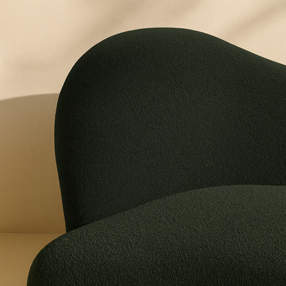 Flair Boucle Fabric Bench