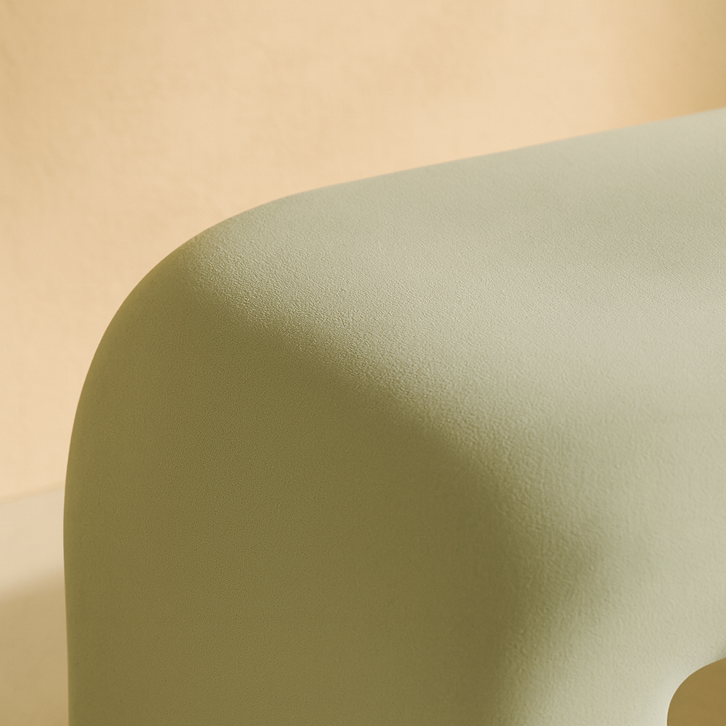 Arc Vegan Leather Bench