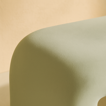 Arc Vegan Leather Bench