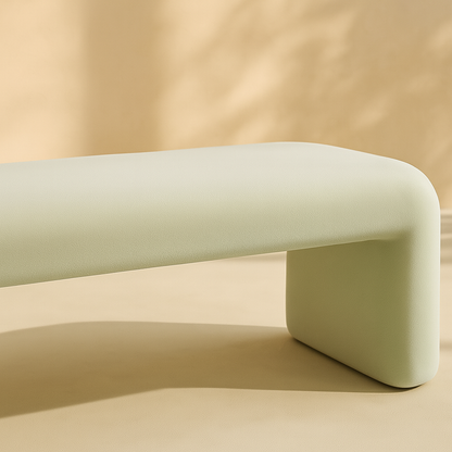 Arc Vegan Leather Bench