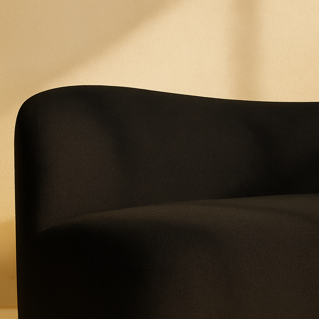 Flair Boucle Fabric Bench