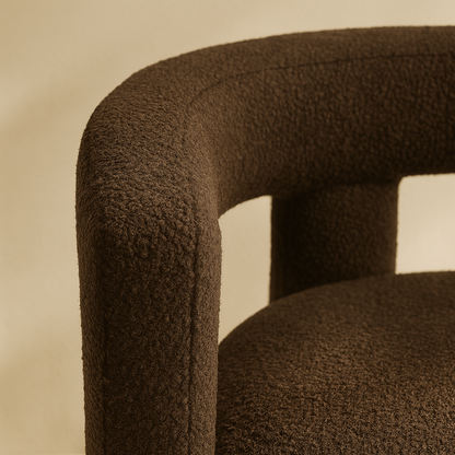 Athena Boucle Fabric Accent | Dining Chair