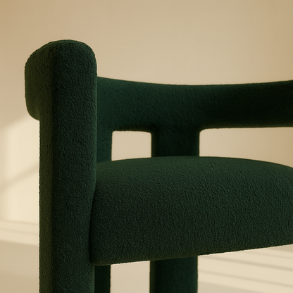 Athena Boucle Fabric Accent | Dining Chair
