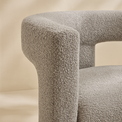 Athena Boucle Fabric Accent | Dining Chair