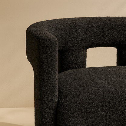 Athena Boucle Fabric Accent | Dining Chair