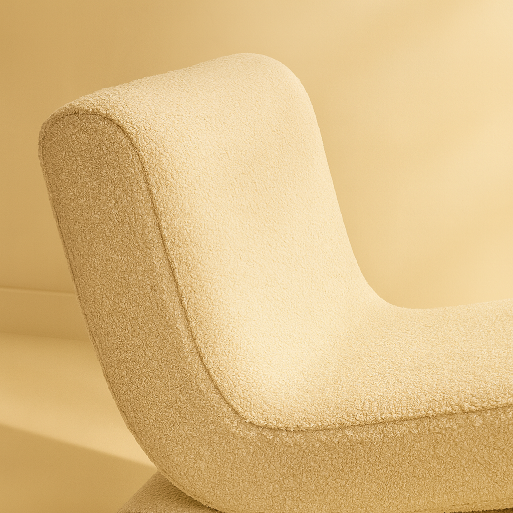 Desiree Boucle Fabric Accent Chair