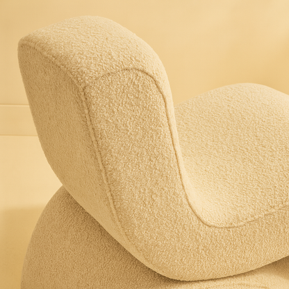 Desiree Boucle Fabric Accent Chair