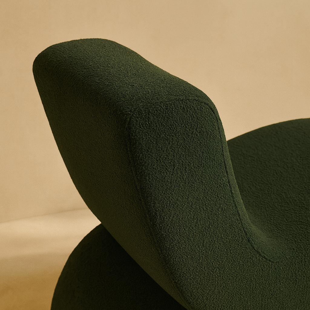 Desiree Boucle Fabric Accent Chair