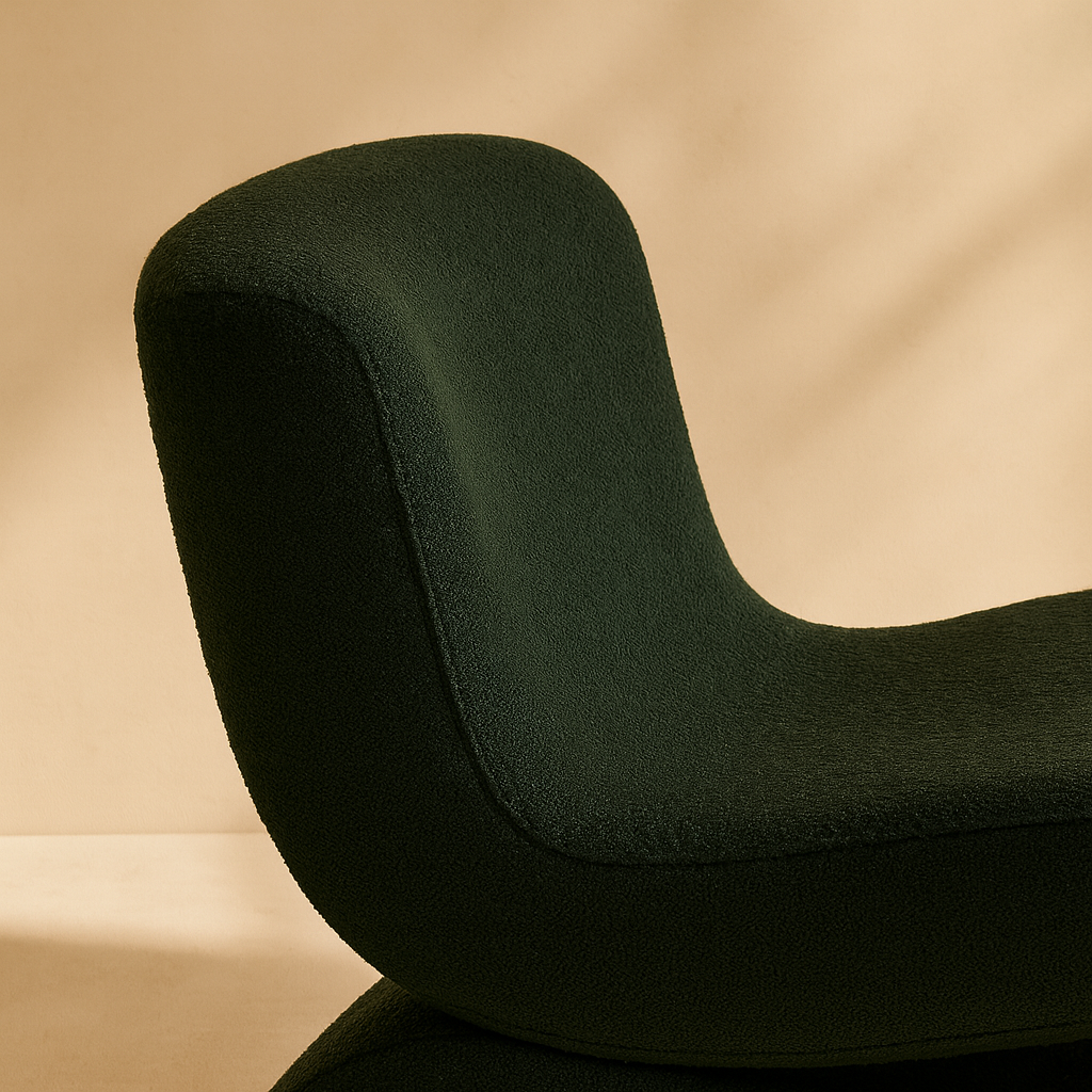 Desiree Boucle Fabric Accent Chair