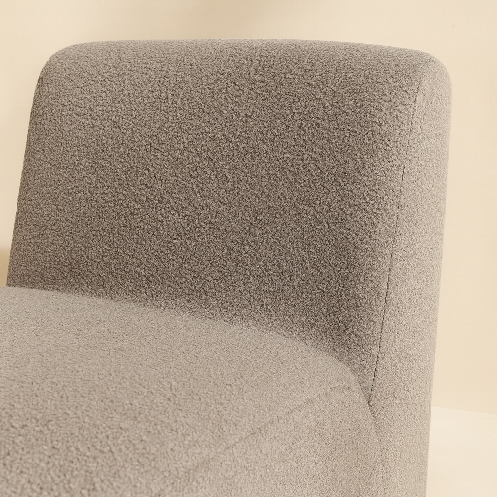 Desiree Boucle Fabric Accent Chair