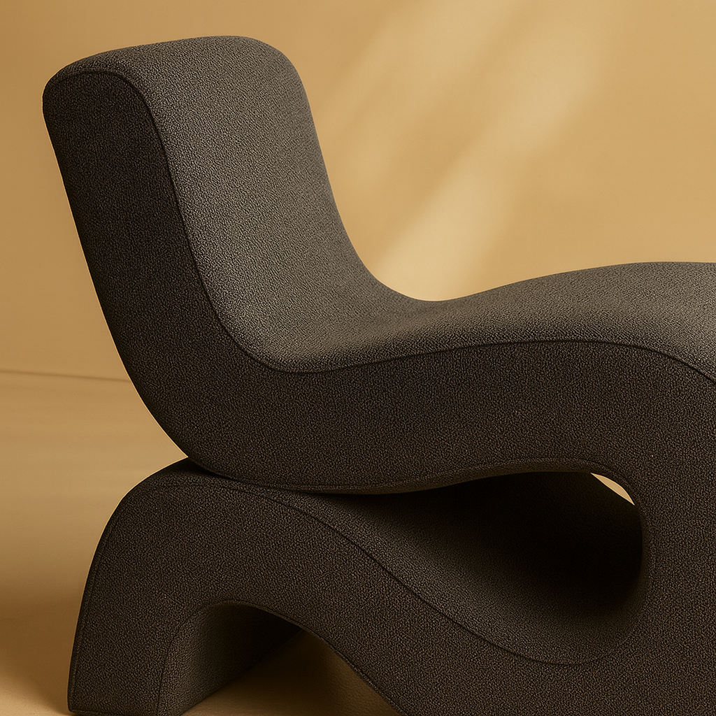 Desiree Boucle Fabric Accent Chair