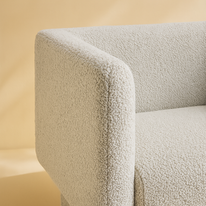 Vera Boucle Fabric Upholstered Accent Chair