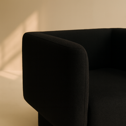 Vera Boucle Fabric Upholstered Accent Chair