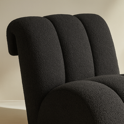 Swoon Faux Sheepskin Upholstered Accent Chair