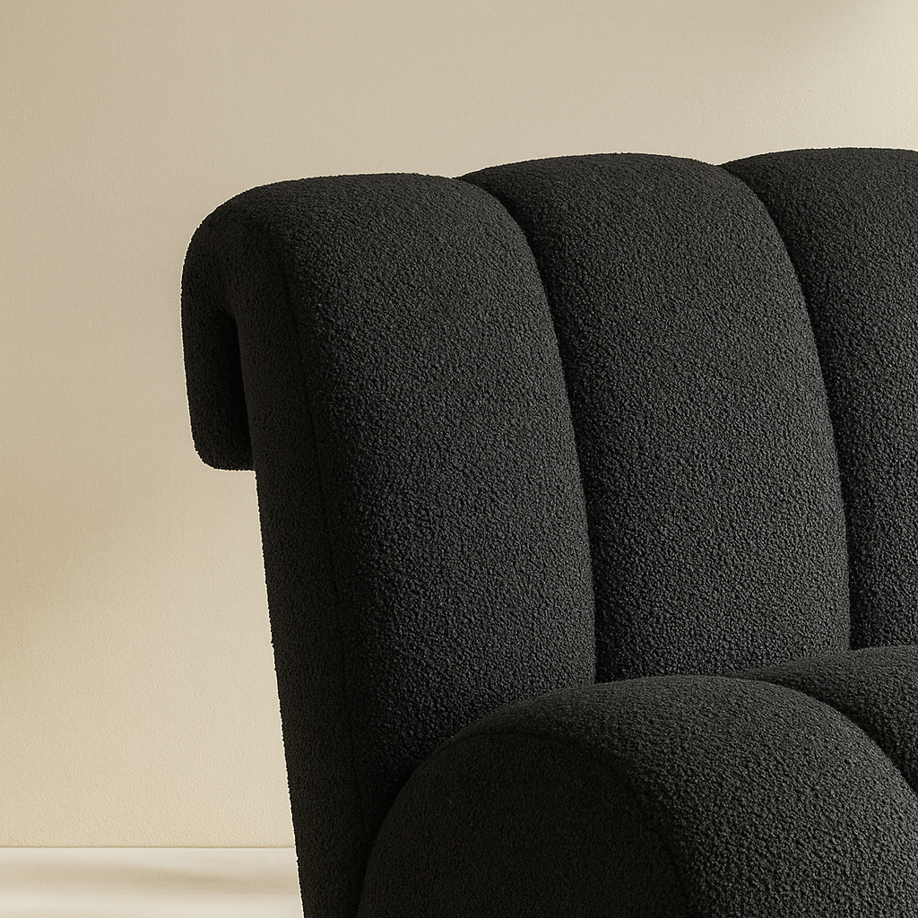 Swoon Faux Sheepskin Upholstered Accent Chair