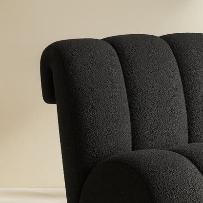 Swoon Faux Sheepskin Upholstered Accent Chair