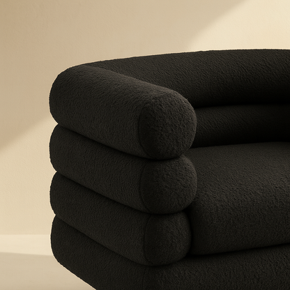 Tessa Boucle Fabric Accent Chair