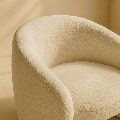 Acadia Boucle Fabric Accent Chair