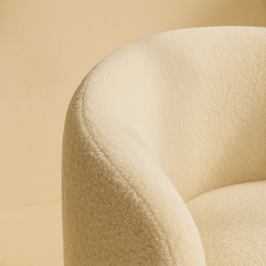 Acadia Boucle Fabric Accent Chair