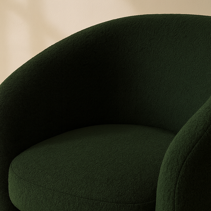 Acadia Boucle Fabric Accent Chair