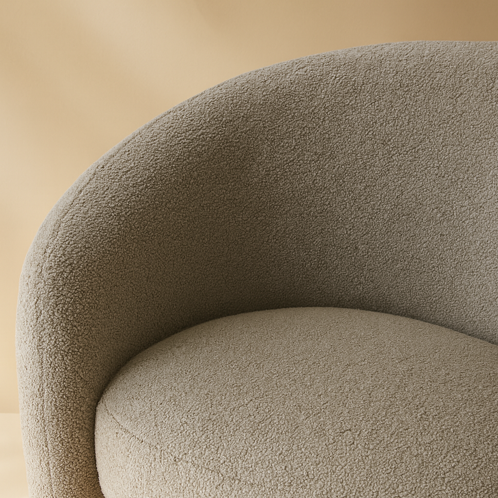 Acadia Boucle Fabric Accent Chair