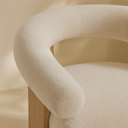 Winston Boucle Fabric Accent Chair