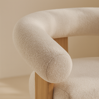 Winston Boucle Fabric Accent Chair