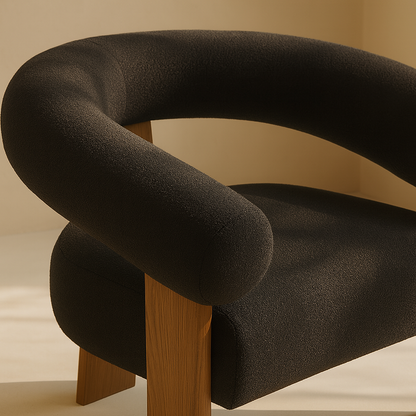 Winston Boucle Fabric Accent Chair