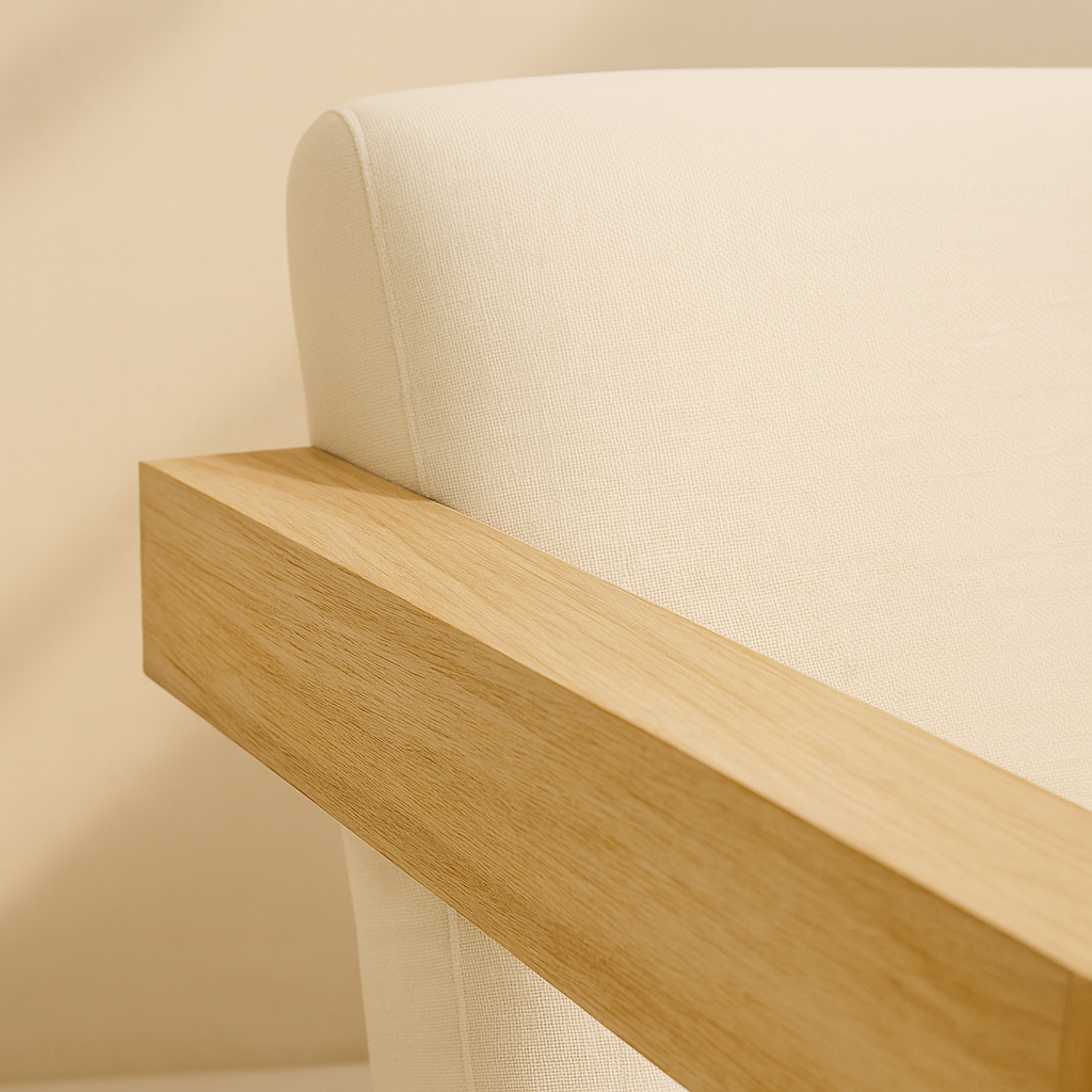 Ward Linen Fabric Accent Chair