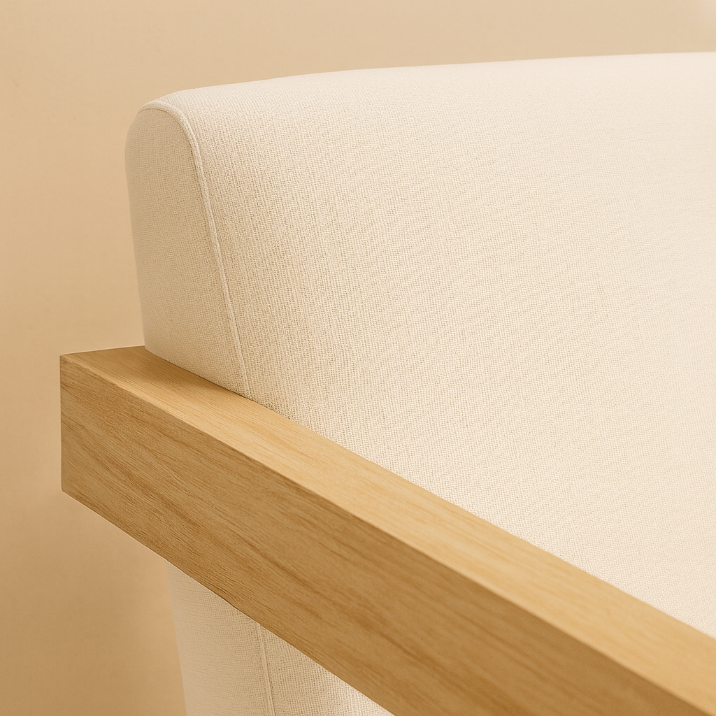 Ward Linen Fabric Accent Chair