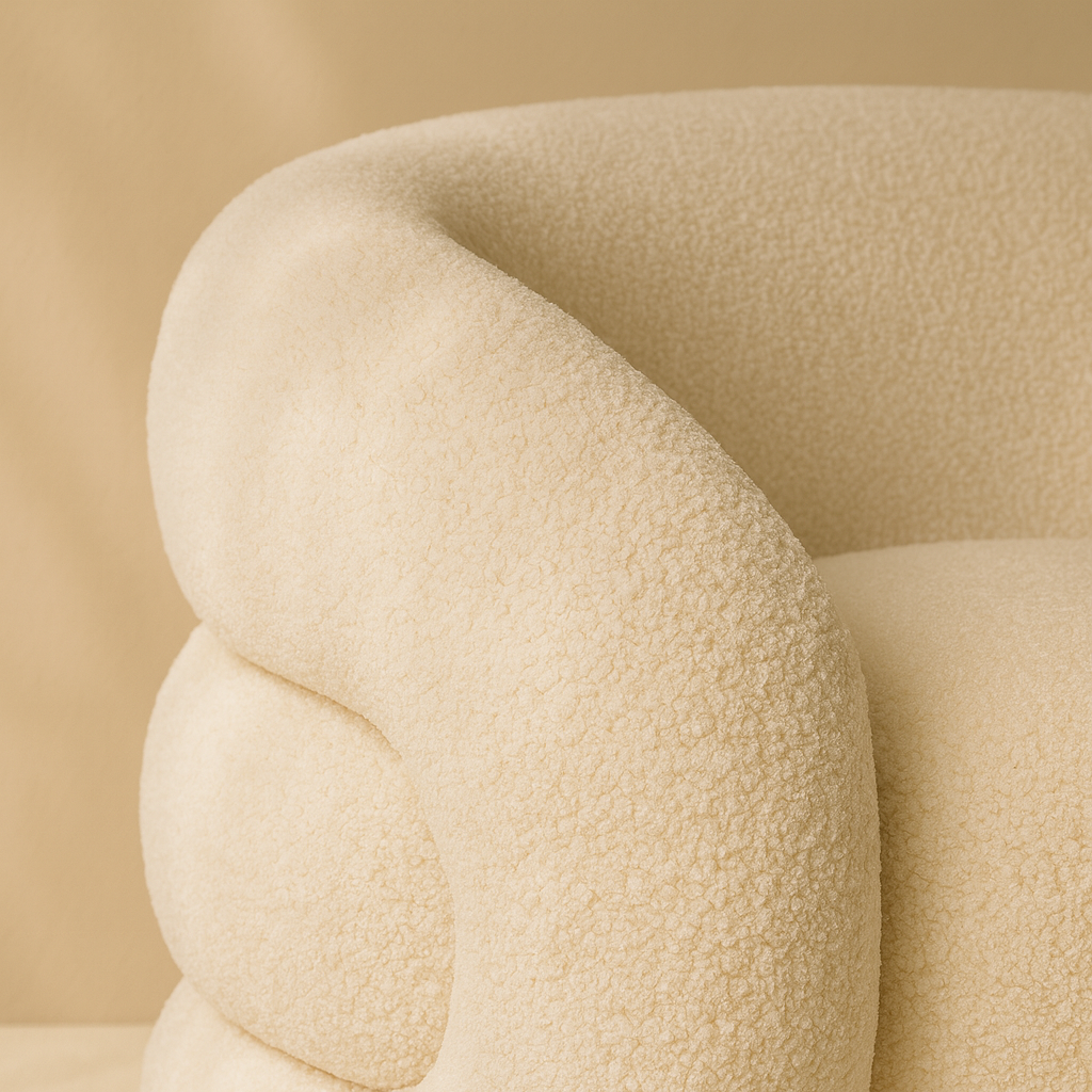 Roxbury Boucle Fabric Accent Chair