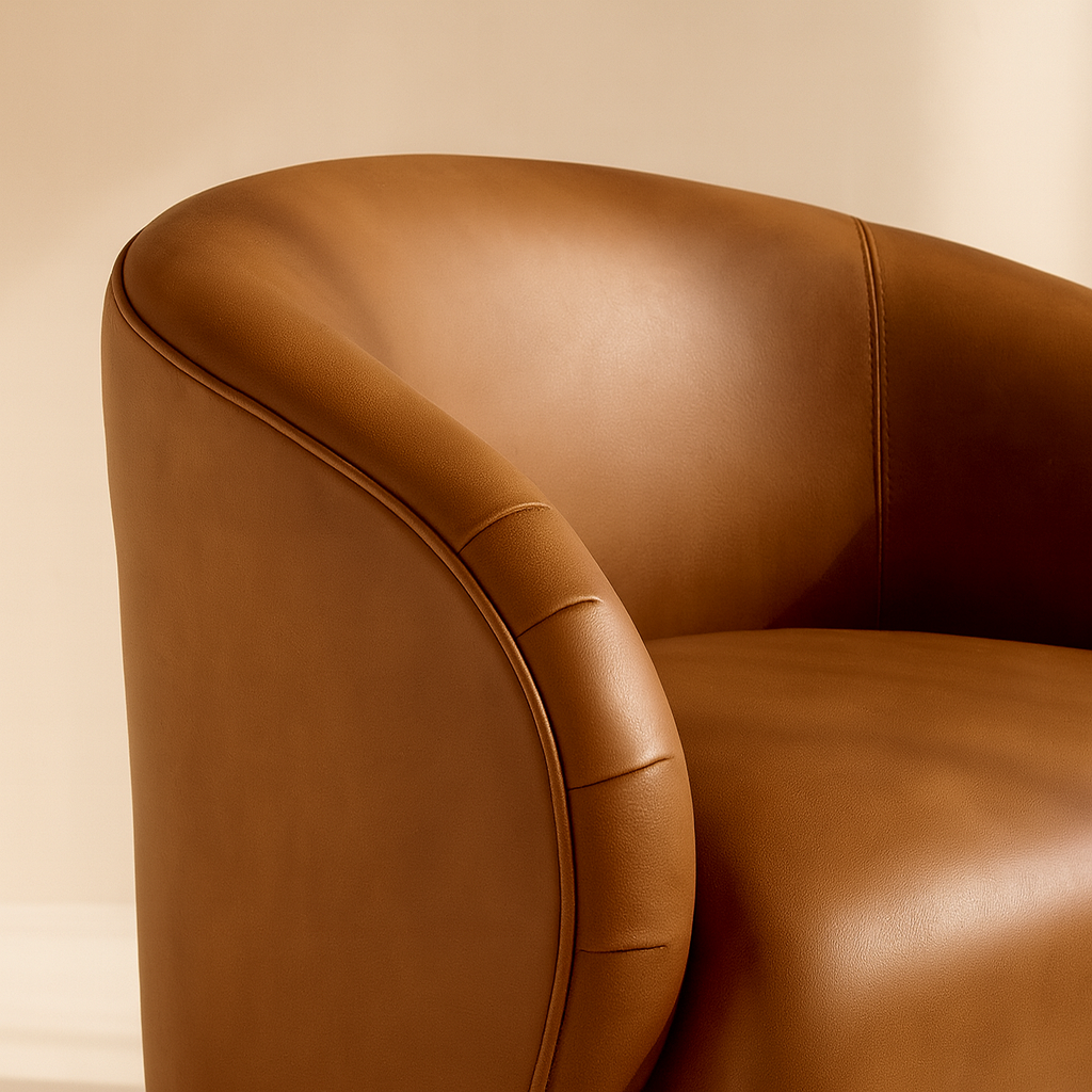 Gibson Vegan Leather Accent Chair
