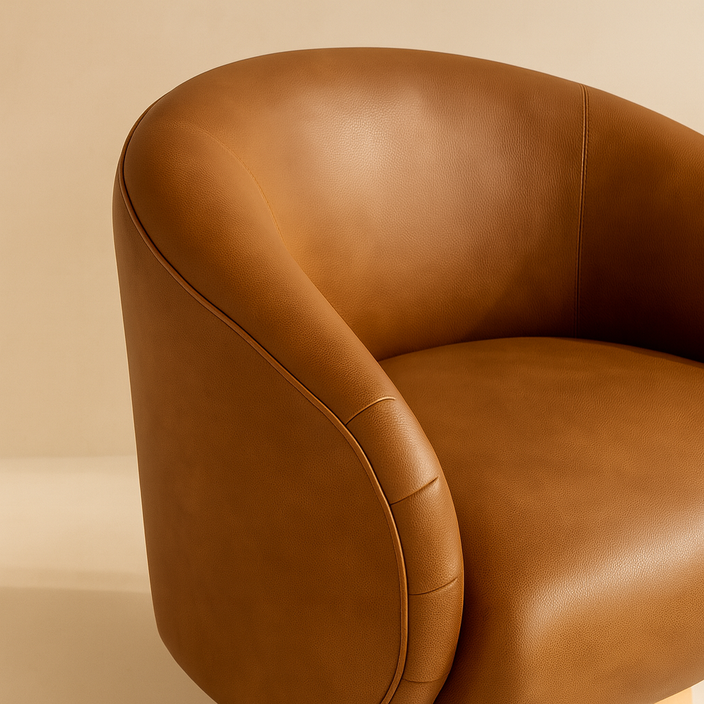 Gibson Vegan Leather Accent Chair