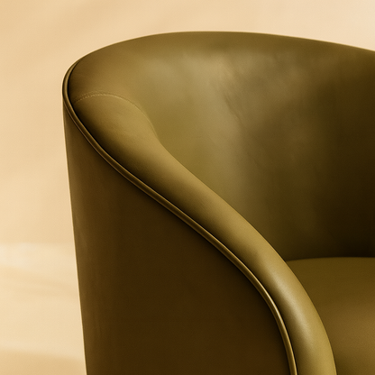 Gibson Vegan Leather Accent Chair