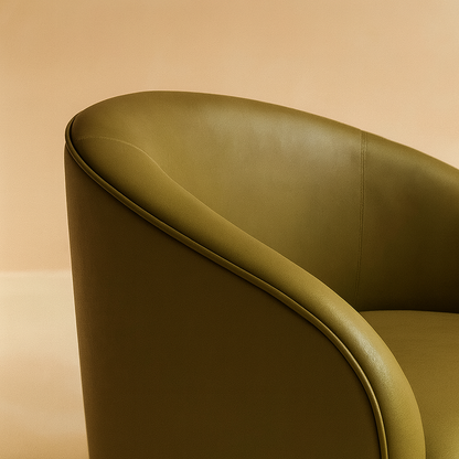 Gibson Vegan Leather Accent Chair