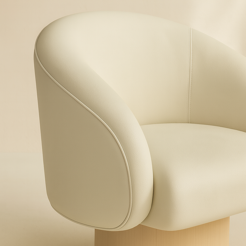 Gibson Vegan Leather Accent Chair