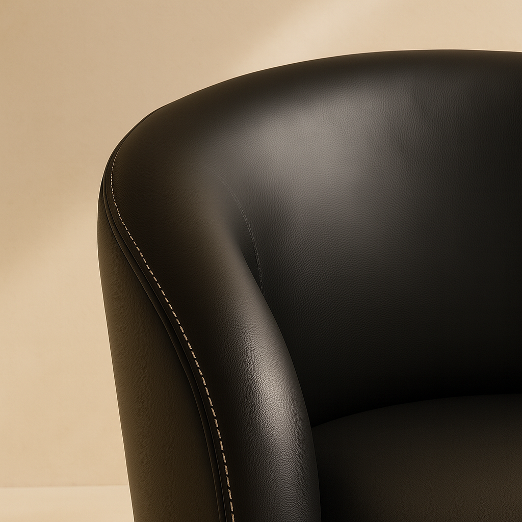 Gibson Vegan Leather Accent Chair
