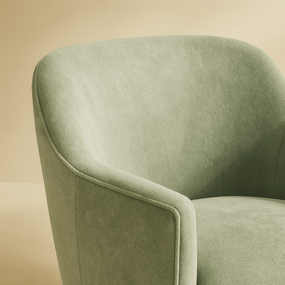 Clarita Chenille Fabric Accent Chair