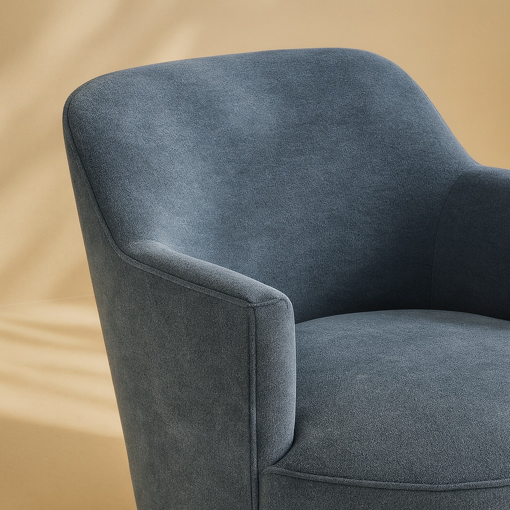 Clarita Chenille Fabric Accent Chair